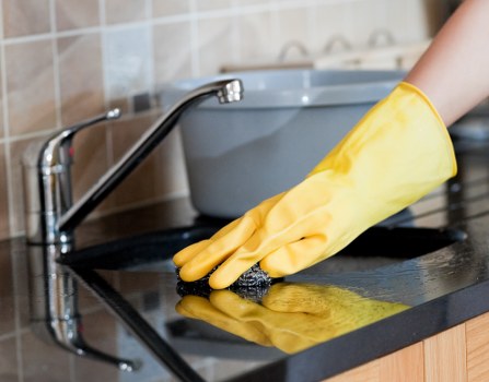 Professional house cleaners working in East Finchley home