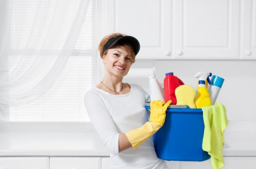 Eco-friendly cleaning products used by Fulham house cleaners