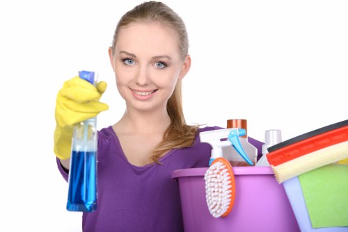 House Cleaner organizing a kitchen in Pinner
