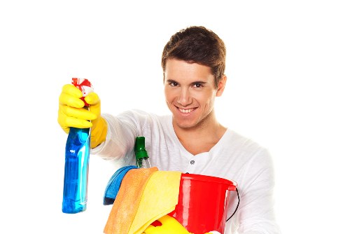 Satisfied customer in a freshly cleaned Limehouse home